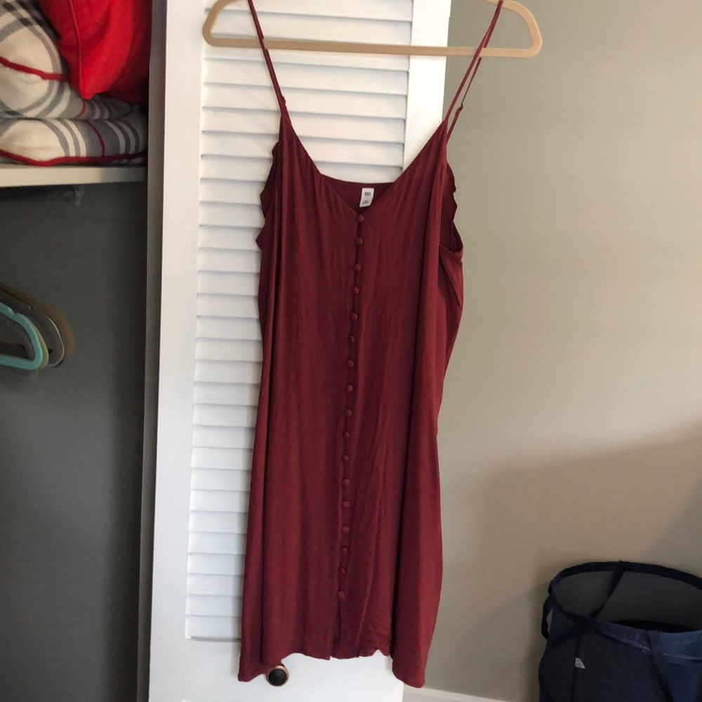 BP Button Up Swing Dress